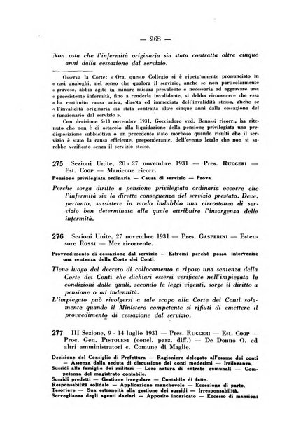 Rivista di diritto pubblico e della pubblica amministrazione in Italia. La giustizia amministrativa raccolta completa di giurisprudenza amministrativa esposta sistematicamente