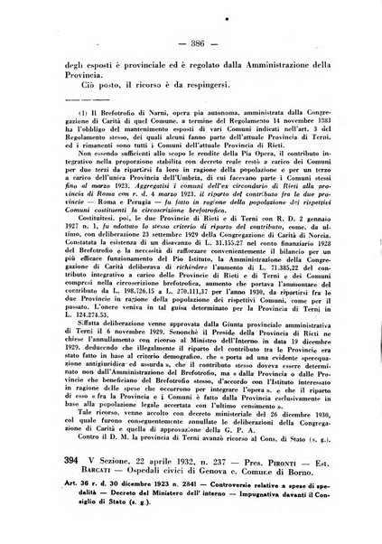 Rivista di diritto pubblico e della pubblica amministrazione in Italia. La giustizia amministrativa raccolta completa di giurisprudenza amministrativa esposta sistematicamente