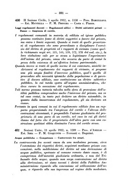 Rivista di diritto pubblico e della pubblica amministrazione in Italia. La giustizia amministrativa raccolta completa di giurisprudenza amministrativa esposta sistematicamente