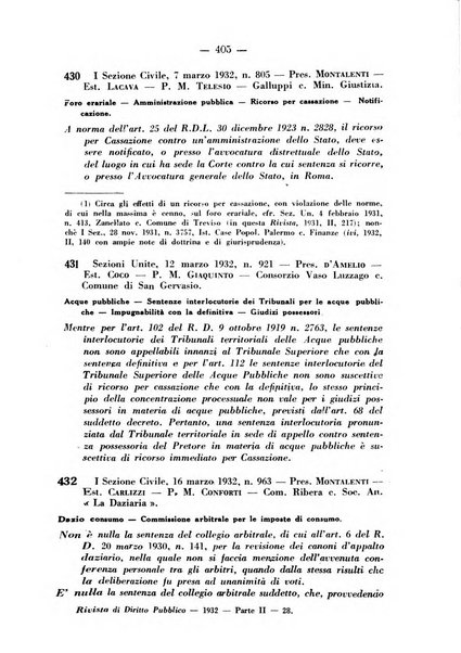 Rivista di diritto pubblico e della pubblica amministrazione in Italia. La giustizia amministrativa raccolta completa di giurisprudenza amministrativa esposta sistematicamente