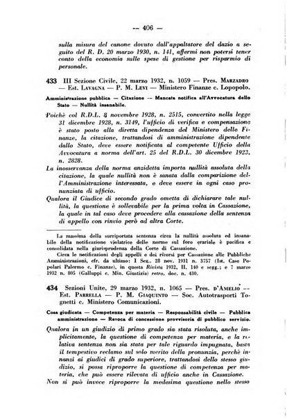 Rivista di diritto pubblico e della pubblica amministrazione in Italia. La giustizia amministrativa raccolta completa di giurisprudenza amministrativa esposta sistematicamente