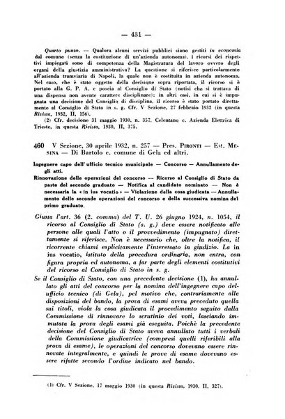 Rivista di diritto pubblico e della pubblica amministrazione in Italia. La giustizia amministrativa raccolta completa di giurisprudenza amministrativa esposta sistematicamente