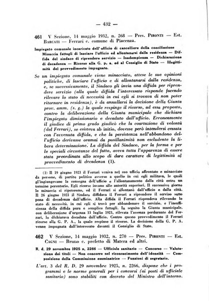 Rivista di diritto pubblico e della pubblica amministrazione in Italia. La giustizia amministrativa raccolta completa di giurisprudenza amministrativa esposta sistematicamente