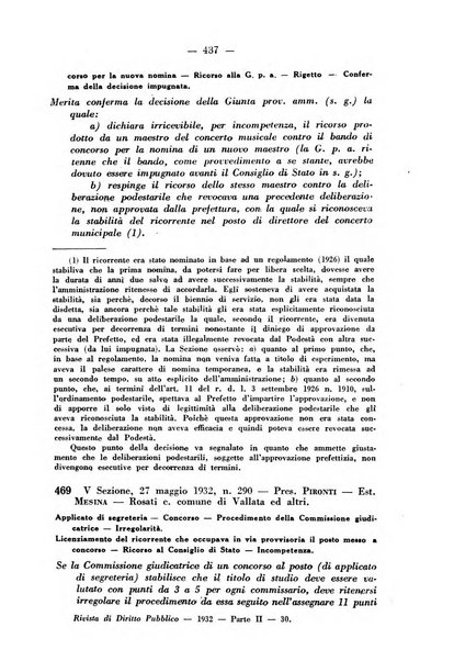 Rivista di diritto pubblico e della pubblica amministrazione in Italia. La giustizia amministrativa raccolta completa di giurisprudenza amministrativa esposta sistematicamente