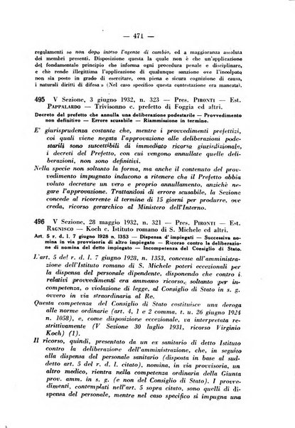 Rivista di diritto pubblico e della pubblica amministrazione in Italia. La giustizia amministrativa raccolta completa di giurisprudenza amministrativa esposta sistematicamente