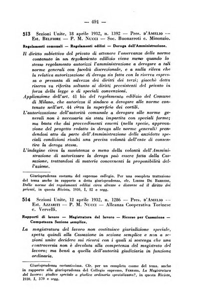 Rivista di diritto pubblico e della pubblica amministrazione in Italia. La giustizia amministrativa raccolta completa di giurisprudenza amministrativa esposta sistematicamente