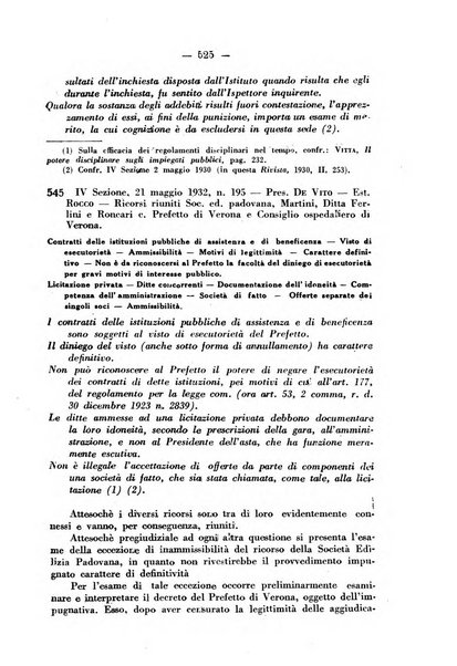 Rivista di diritto pubblico e della pubblica amministrazione in Italia. La giustizia amministrativa raccolta completa di giurisprudenza amministrativa esposta sistematicamente