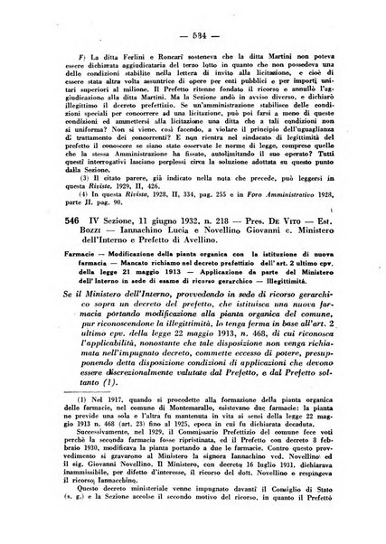 Rivista di diritto pubblico e della pubblica amministrazione in Italia. La giustizia amministrativa raccolta completa di giurisprudenza amministrativa esposta sistematicamente