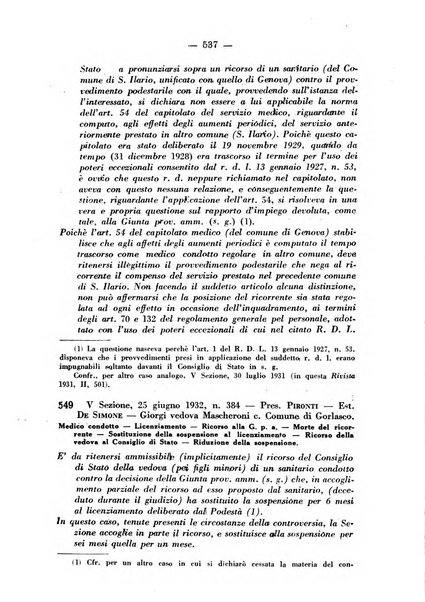 Rivista di diritto pubblico e della pubblica amministrazione in Italia. La giustizia amministrativa raccolta completa di giurisprudenza amministrativa esposta sistematicamente