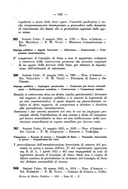 Rivista di diritto pubblico e della pubblica amministrazione in Italia. La giustizia amministrativa raccolta completa di giurisprudenza amministrativa esposta sistematicamente