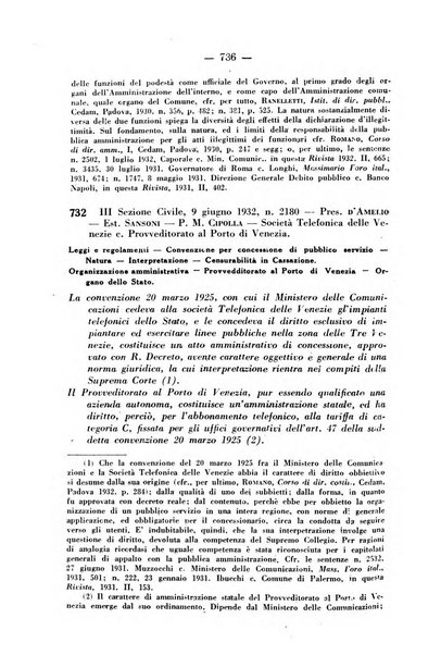 Rivista di diritto pubblico e della pubblica amministrazione in Italia. La giustizia amministrativa raccolta completa di giurisprudenza amministrativa esposta sistematicamente