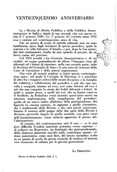 Rivista di diritto pubblico e della pubblica amministrazione in Italia. La giustizia amministrativa raccolta completa di giurisprudenza amministrativa esposta sistematicamente