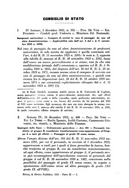 Rivista di diritto pubblico e della pubblica amministrazione in Italia. La giustizia amministrativa raccolta completa di giurisprudenza amministrativa esposta sistematicamente