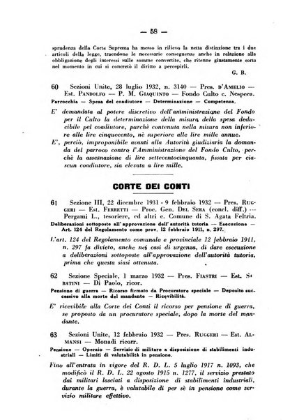 Rivista di diritto pubblico e della pubblica amministrazione in Italia. La giustizia amministrativa raccolta completa di giurisprudenza amministrativa esposta sistematicamente