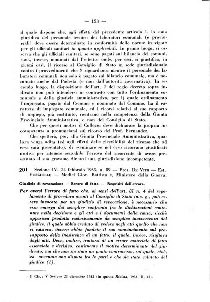 Rivista di diritto pubblico e della pubblica amministrazione in Italia. La giustizia amministrativa raccolta completa di giurisprudenza amministrativa esposta sistematicamente