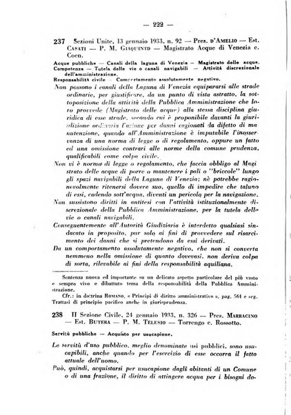 Rivista di diritto pubblico e della pubblica amministrazione in Italia. La giustizia amministrativa raccolta completa di giurisprudenza amministrativa esposta sistematicamente