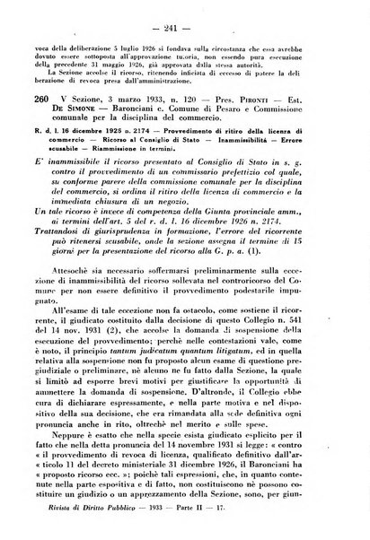 Rivista di diritto pubblico e della pubblica amministrazione in Italia. La giustizia amministrativa raccolta completa di giurisprudenza amministrativa esposta sistematicamente