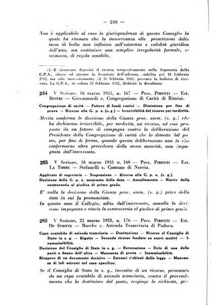 Rivista di diritto pubblico e della pubblica amministrazione in Italia. La giustizia amministrativa raccolta completa di giurisprudenza amministrativa esposta sistematicamente