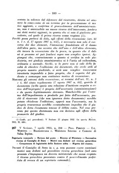 Rivista di diritto pubblico e della pubblica amministrazione in Italia. La giustizia amministrativa raccolta completa di giurisprudenza amministrativa esposta sistematicamente