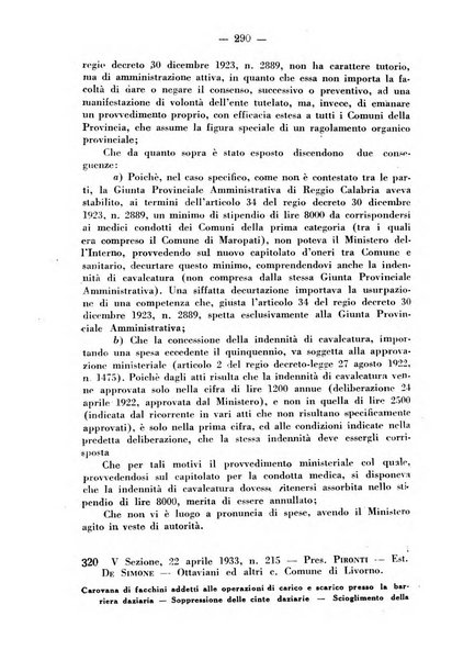 Rivista di diritto pubblico e della pubblica amministrazione in Italia. La giustizia amministrativa raccolta completa di giurisprudenza amministrativa esposta sistematicamente