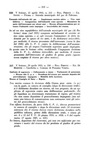 Rivista di diritto pubblico e della pubblica amministrazione in Italia. La giustizia amministrativa raccolta completa di giurisprudenza amministrativa esposta sistematicamente