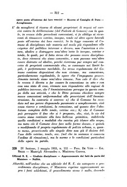 Rivista di diritto pubblico e della pubblica amministrazione in Italia. La giustizia amministrativa raccolta completa di giurisprudenza amministrativa esposta sistematicamente