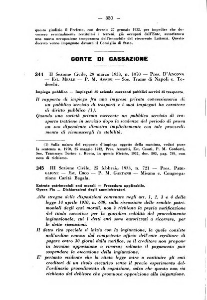 Rivista di diritto pubblico e della pubblica amministrazione in Italia. La giustizia amministrativa raccolta completa di giurisprudenza amministrativa esposta sistematicamente