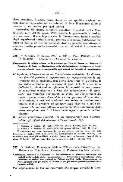 Rivista di diritto pubblico e della pubblica amministrazione in Italia. La giustizia amministrativa raccolta completa di giurisprudenza amministrativa esposta sistematicamente