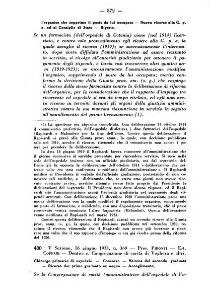 Rivista di diritto pubblico e della pubblica amministrazione in Italia. La giustizia amministrativa raccolta completa di giurisprudenza amministrativa esposta sistematicamente