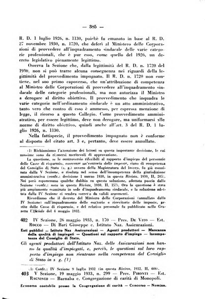 Rivista di diritto pubblico e della pubblica amministrazione in Italia. La giustizia amministrativa raccolta completa di giurisprudenza amministrativa esposta sistematicamente