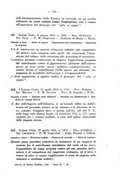 Rivista di diritto pubblico e della pubblica amministrazione in Italia. La giustizia amministrativa raccolta completa di giurisprudenza amministrativa esposta sistematicamente