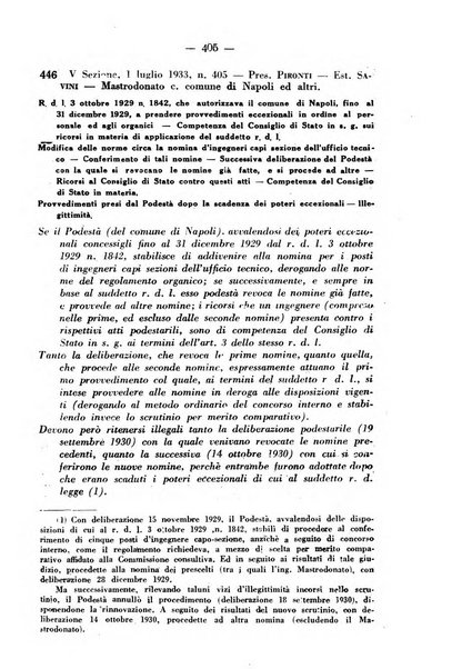 Rivista di diritto pubblico e della pubblica amministrazione in Italia. La giustizia amministrativa raccolta completa di giurisprudenza amministrativa esposta sistematicamente