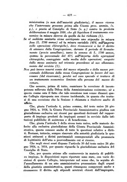 Rivista di diritto pubblico e della pubblica amministrazione in Italia. La giustizia amministrativa raccolta completa di giurisprudenza amministrativa esposta sistematicamente