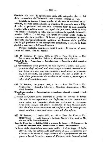 Rivista di diritto pubblico e della pubblica amministrazione in Italia. La giustizia amministrativa raccolta completa di giurisprudenza amministrativa esposta sistematicamente