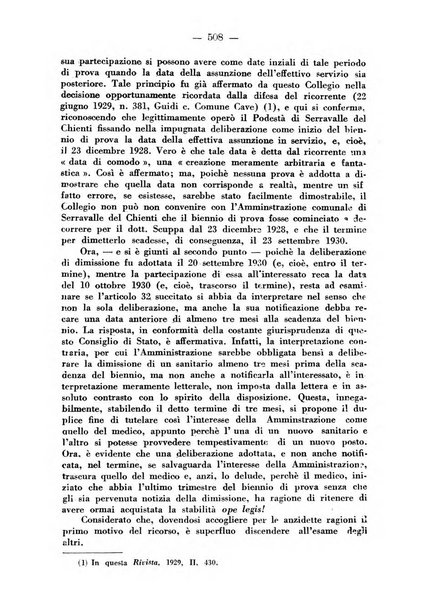 Rivista di diritto pubblico e della pubblica amministrazione in Italia. La giustizia amministrativa raccolta completa di giurisprudenza amministrativa esposta sistematicamente