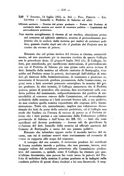 Rivista di diritto pubblico e della pubblica amministrazione in Italia. La giustizia amministrativa raccolta completa di giurisprudenza amministrativa esposta sistematicamente