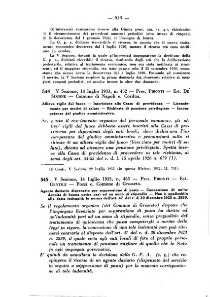 Rivista di diritto pubblico e della pubblica amministrazione in Italia. La giustizia amministrativa raccolta completa di giurisprudenza amministrativa esposta sistematicamente