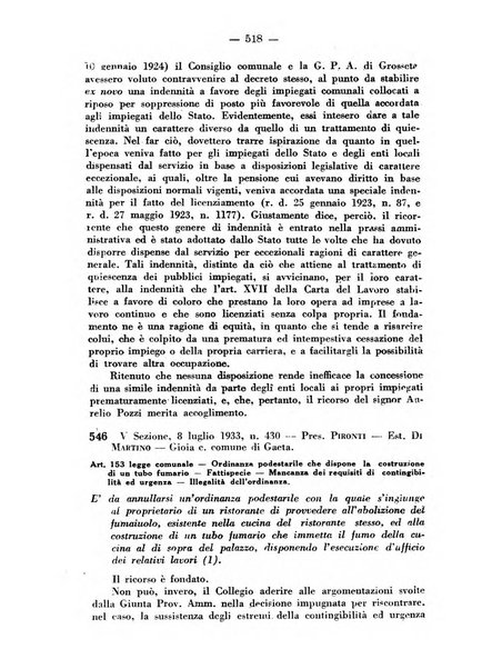 Rivista di diritto pubblico e della pubblica amministrazione in Italia. La giustizia amministrativa raccolta completa di giurisprudenza amministrativa esposta sistematicamente