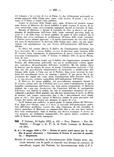 Rivista di diritto pubblico e della pubblica amministrazione in Italia. La giustizia amministrativa raccolta completa di giurisprudenza amministrativa esposta sistematicamente