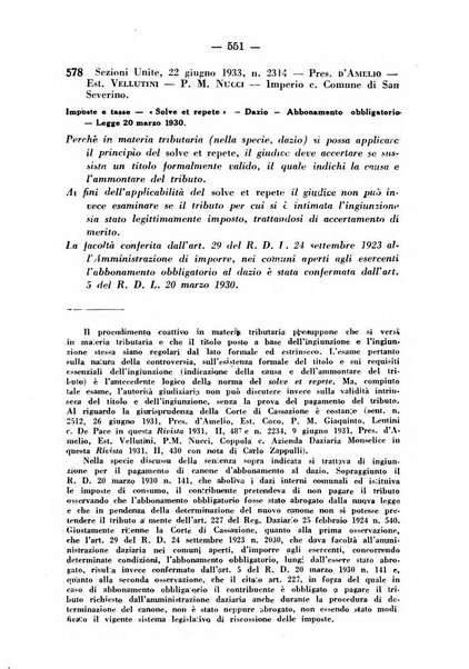 Rivista di diritto pubblico e della pubblica amministrazione in Italia. La giustizia amministrativa raccolta completa di giurisprudenza amministrativa esposta sistematicamente