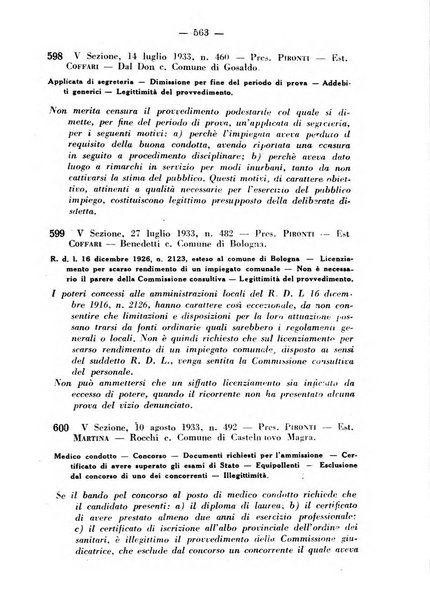 Rivista di diritto pubblico e della pubblica amministrazione in Italia. La giustizia amministrativa raccolta completa di giurisprudenza amministrativa esposta sistematicamente