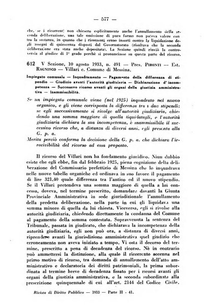 Rivista di diritto pubblico e della pubblica amministrazione in Italia. La giustizia amministrativa raccolta completa di giurisprudenza amministrativa esposta sistematicamente