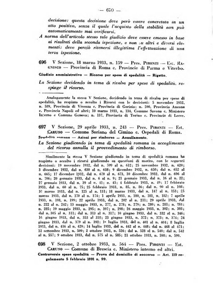 Rivista di diritto pubblico e della pubblica amministrazione in Italia. La giustizia amministrativa raccolta completa di giurisprudenza amministrativa esposta sistematicamente