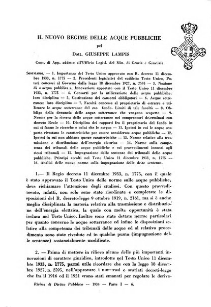 Rivista di diritto pubblico e della pubblica amministrazione in Italia. La giustizia amministrativa raccolta completa di giurisprudenza amministrativa esposta sistematicamente