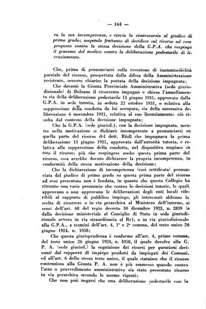 Rivista di diritto pubblico e della pubblica amministrazione in Italia. La giustizia amministrativa raccolta completa di giurisprudenza amministrativa esposta sistematicamente