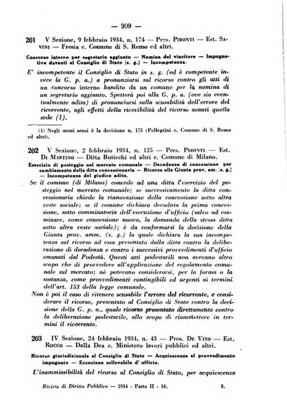 Rivista di diritto pubblico e della pubblica amministrazione in Italia. La giustizia amministrativa raccolta completa di giurisprudenza amministrativa esposta sistematicamente