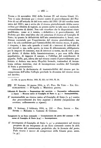 Rivista di diritto pubblico e della pubblica amministrazione in Italia. La giustizia amministrativa raccolta completa di giurisprudenza amministrativa esposta sistematicamente