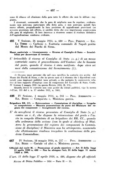 Rivista di diritto pubblico e della pubblica amministrazione in Italia. La giustizia amministrativa raccolta completa di giurisprudenza amministrativa esposta sistematicamente