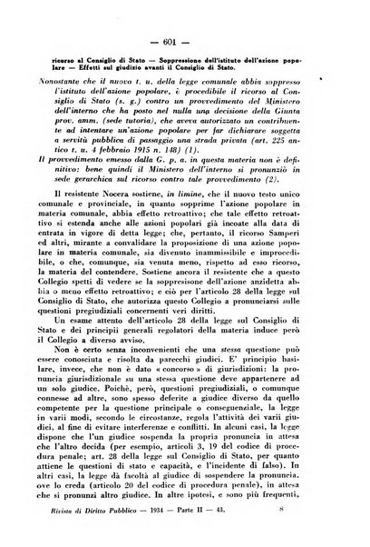 Rivista di diritto pubblico e della pubblica amministrazione in Italia. La giustizia amministrativa raccolta completa di giurisprudenza amministrativa esposta sistematicamente