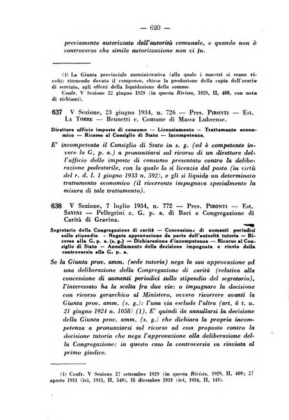 Rivista di diritto pubblico e della pubblica amministrazione in Italia. La giustizia amministrativa raccolta completa di giurisprudenza amministrativa esposta sistematicamente